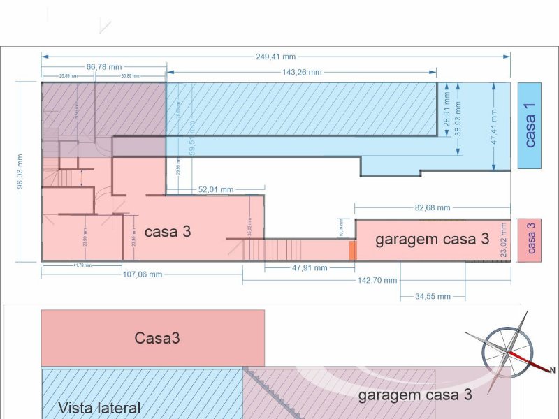 Apartamento à venda Taquara com 82m² e 5 quartos por R$ 240.000 - 530017825-planta-baixa-2-terrenos.jpg