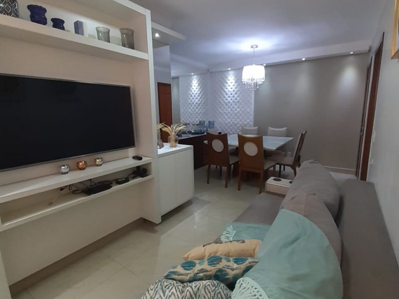 Apartamento à venda Águas Claras Norte com 74m² e 3 quartos por R$ 475.000 - 875047656-sala2.jpg