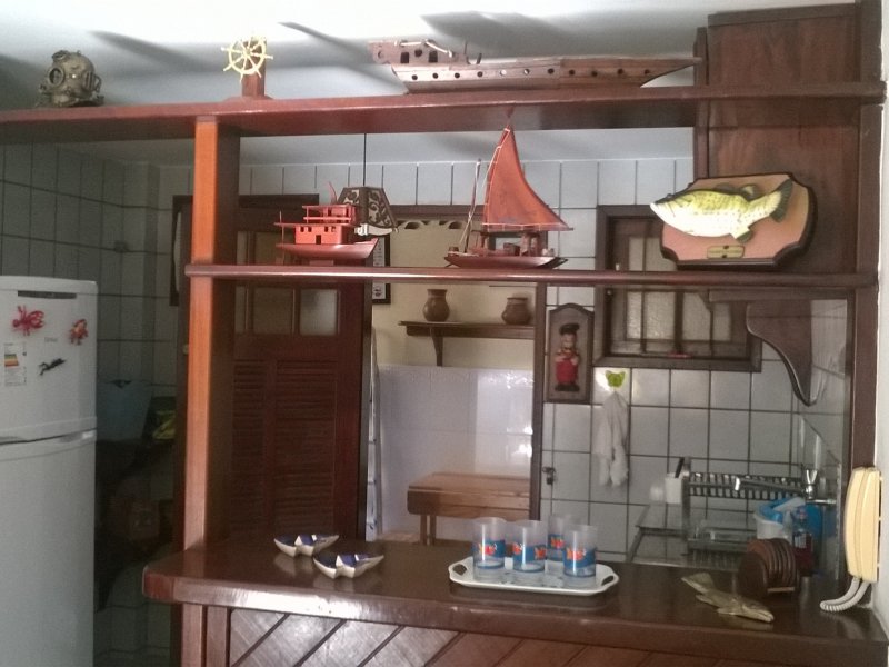 Casa de condomínio à venda Centro com 56m² e 1 quarto por R$ 300.000 - 1648597658-cozinha-americana.jpg