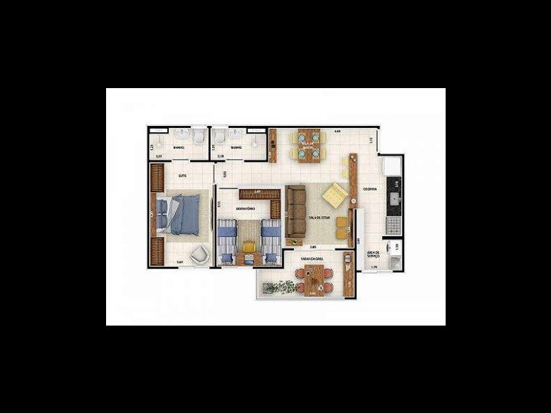 Apartamento à venda Jardim Guanabara com 66m² e 2 quartos por R$ 445.000 - 1479115235-img6.jpg