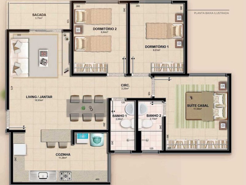 Apartamento à venda Itaim Paulista com 2239m² e 5 quartos por R$ 7.366.310 - 1007431620-imagem-iustrativa-apto.jpg