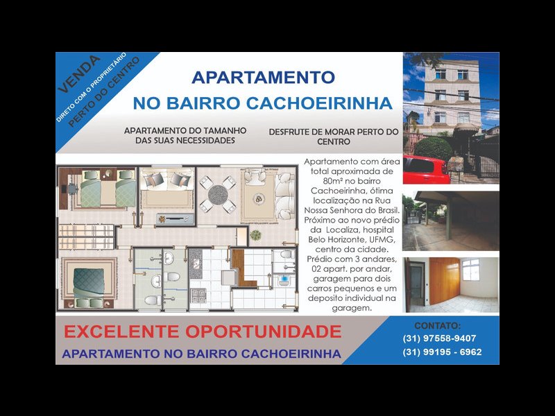 imóvel com 68m² - Cachoeirinha - Belo Horizonte