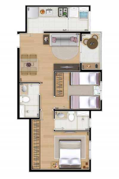 imóvel com 55m² - Vila das Belezas - São Paulo