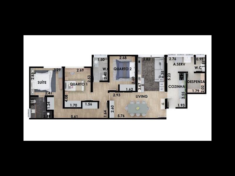 imóvel com 92m² - Vila Olímpia - São Paulo