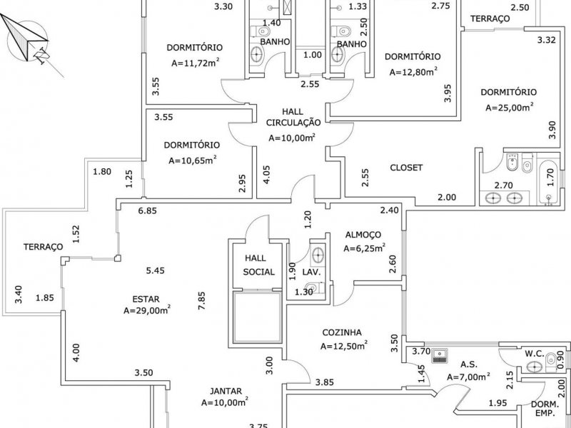 imóvel com 195m² - Indianópolis - São Paulo