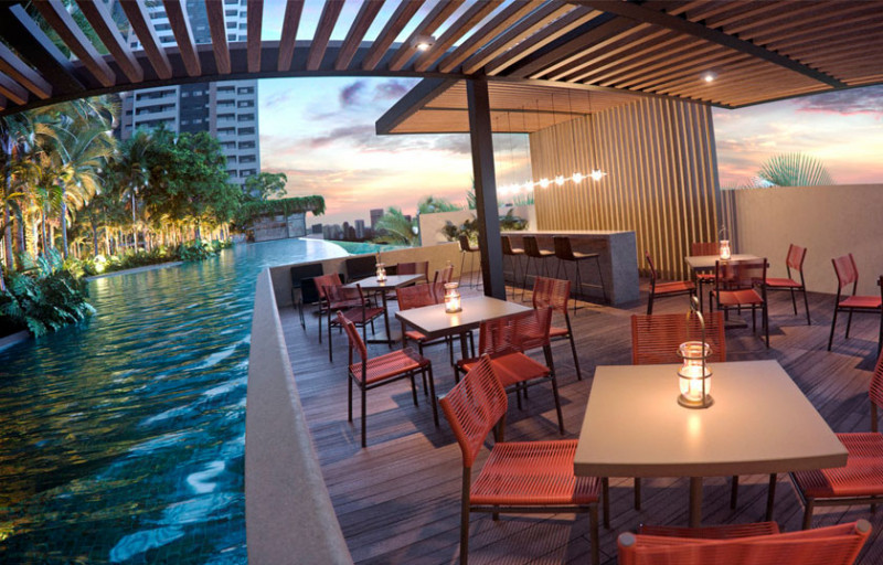 Apartamento à venda Brás com 70m² e 2 quartos por R$ 675.000 - 1176558973-bar-piscina.jpg