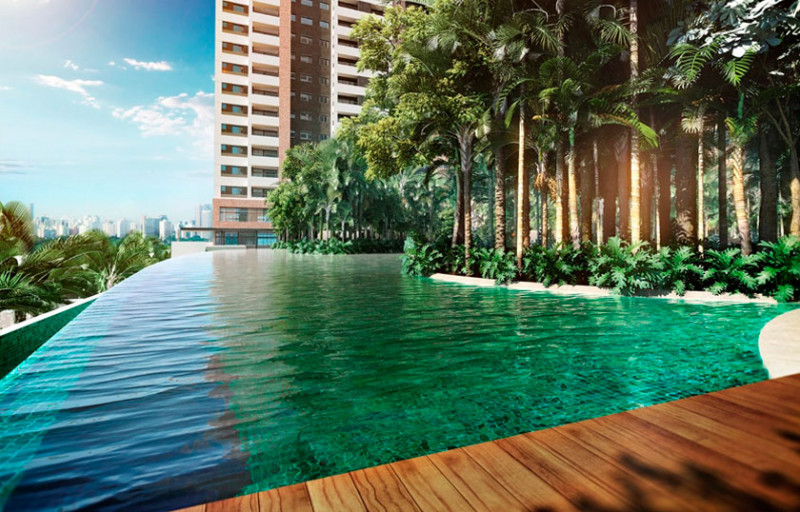 Apartamento à venda Brás com 70m² e 2 quartos por R$ 675.000 - 134919545-piscina-borda-infinita2.jpg