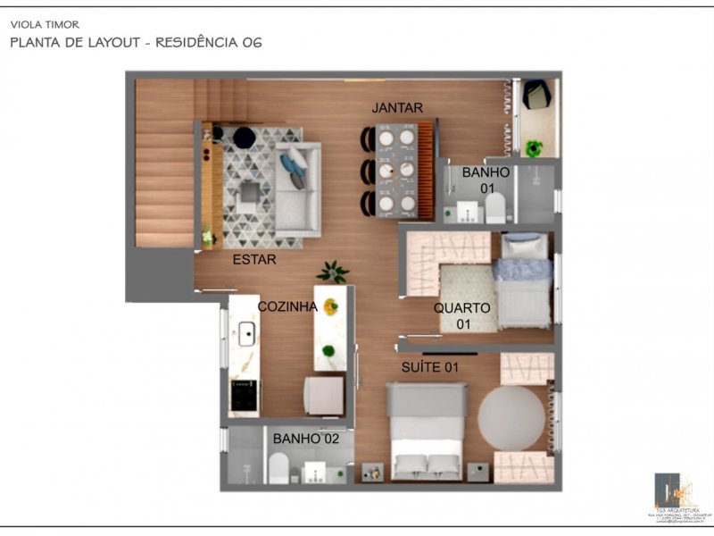 Apartamento à venda Parque Oratório com 56m² e 2 quartos por R$ 320.000 - 374387288-apto-06.jpeg