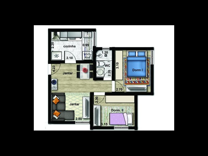 imóvel com 44m² - Jardim Doraly - Guarulhos
