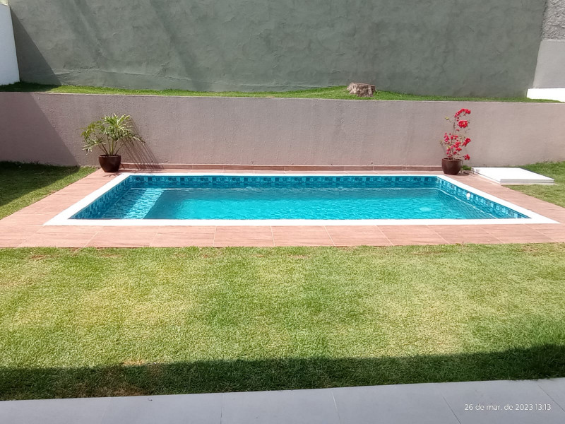 Casa de condomínio à venda Morada das Flores (Aldeia da Serra) com 290m² e 4 quartos por R$ 2.800.000 - 1364119689-piscina2.jpeg