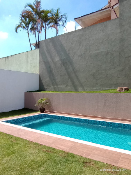 Casa de condomínio à venda Morada das Flores (Aldeia da Serra) com 290m² e 4 quartos por R$ 2.800.000 - 1576441209-piscina1.jpeg