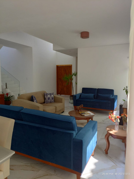 Casa de condomínio à venda Morada das Flores (Aldeia da Serra) com 290m² e 4 quartos por R$ 2.800.000 - 1663678912-sala1.jpeg