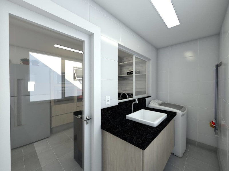 Apartamento à venda Centro com 80m² e 2 quartos por R$ 400.000 - 3d-lavanderia.jpg