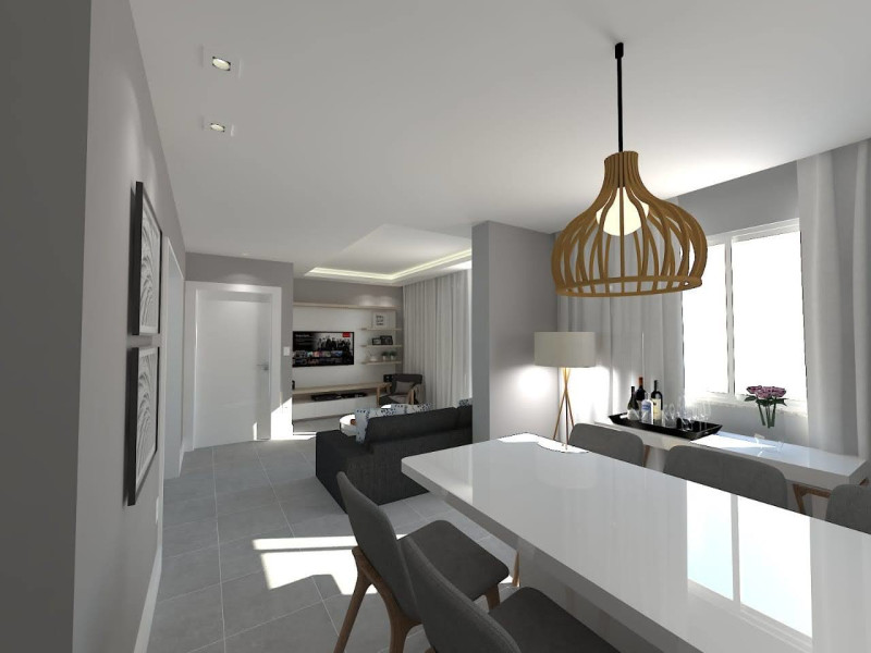 Apartamento à venda Centro com 80m² e 2 quartos por R$ 400.000 - 3d-sala-1.jpg