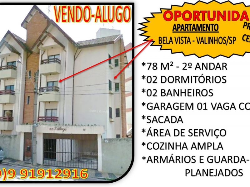 imóvel com 78m² - Bela Vista - Valinhos