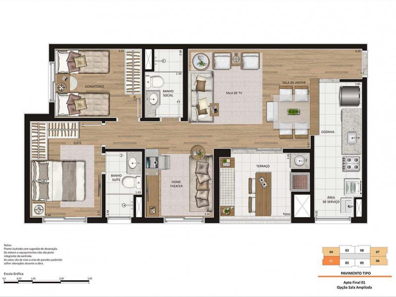 Apartamento à venda Vila Penteado com 73m² e 2 quartos por R$ 426.000 - 1934974540-3.jpg
