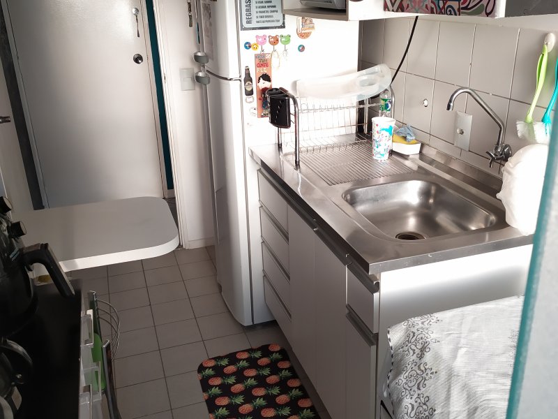 Apartamento à venda Jardim Dom Vieira com 58m² e 3 quartos por R$ 300.000 - 1190291064-cozinha-com-armario-embutido5.jpg