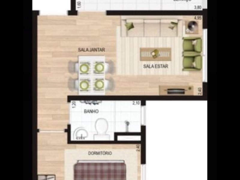 Apartamento à venda Cambuci com 34m² e 1 quarto por R$ 220.000 - 1782422314-85b46e26-f0bd-420d-80c0-d4f890819fdd.jpeg
