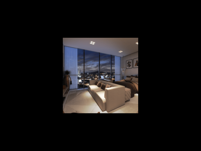 Apartamento à venda Meia Praia com 40m² e 1 quarto por R$ 470.000 - 865969802-layout-infinity-flat-07.png