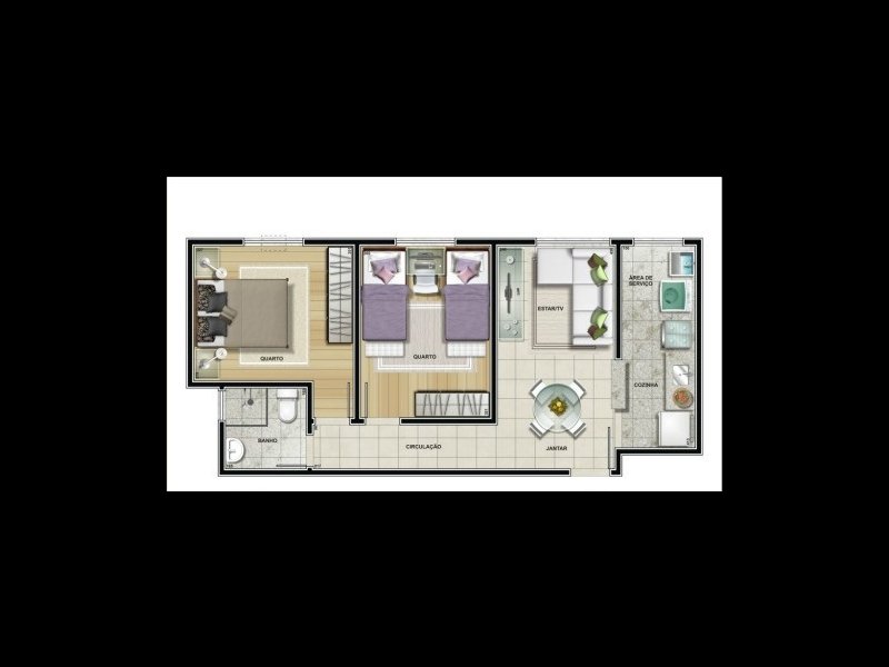 Apartamento à venda Santa Candida com 50m² e 2 quartos por R$ 240.000 - 1474398434-3.jpg
