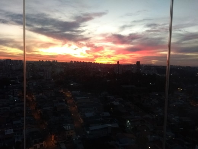 Apartamento à venda Vila Suzana com 88m² e 3 quartos por R$ 645.289 - vista-por-do-sol-varanda.jpg