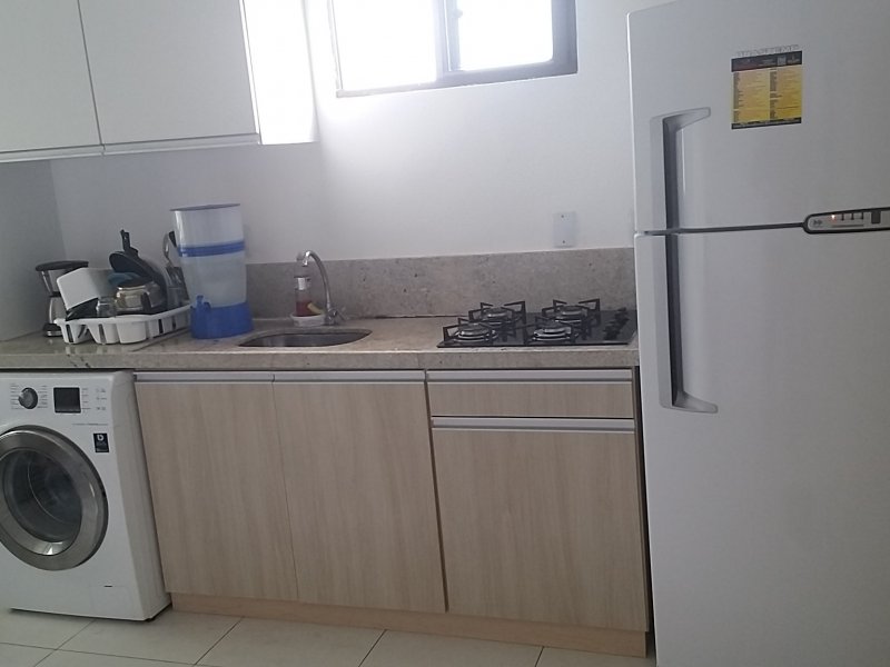 Flat à venda Ponta Negra com 32m² e 1 quarto por R$ 118.000 - 95605865-cozinha02.jpg