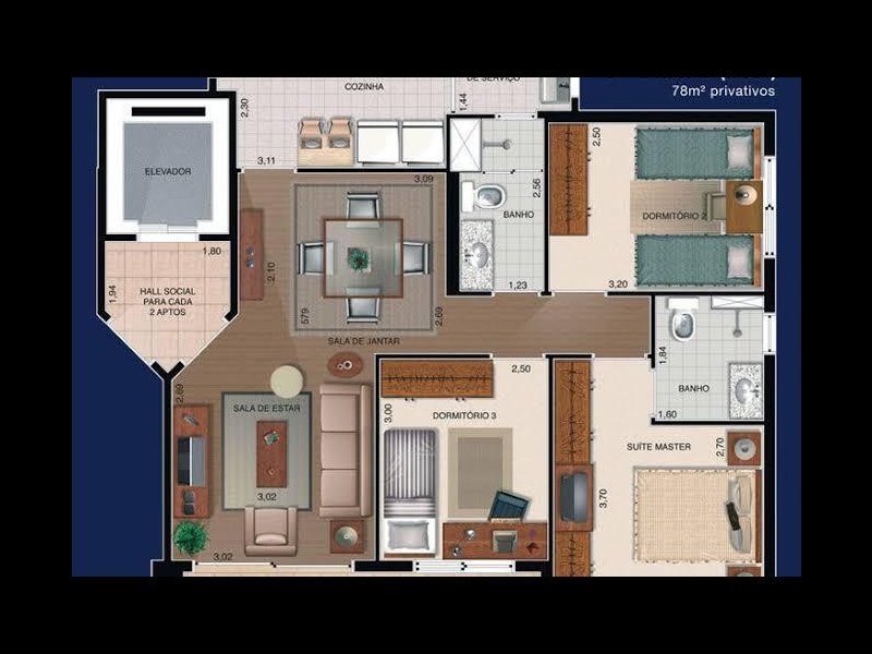 imóvel com 78m² - Vila Leopoldina - São Paulo