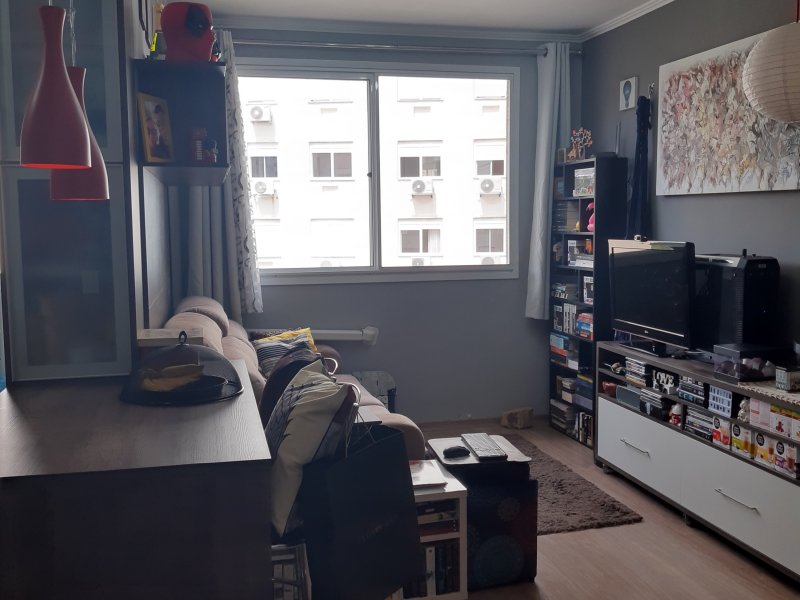 Apartamento à venda Jardim Carvalho com 52m² e 2 quartos por R$ 265.000 - 1233297189-009-sala-e-mesa-cozinha.jpg