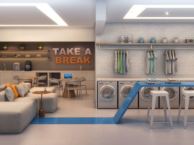 Apartamento à venda Brás com 32m² e 1 quarto por R$ 240.000 - 343231679-lavanderia-hr2.jpg