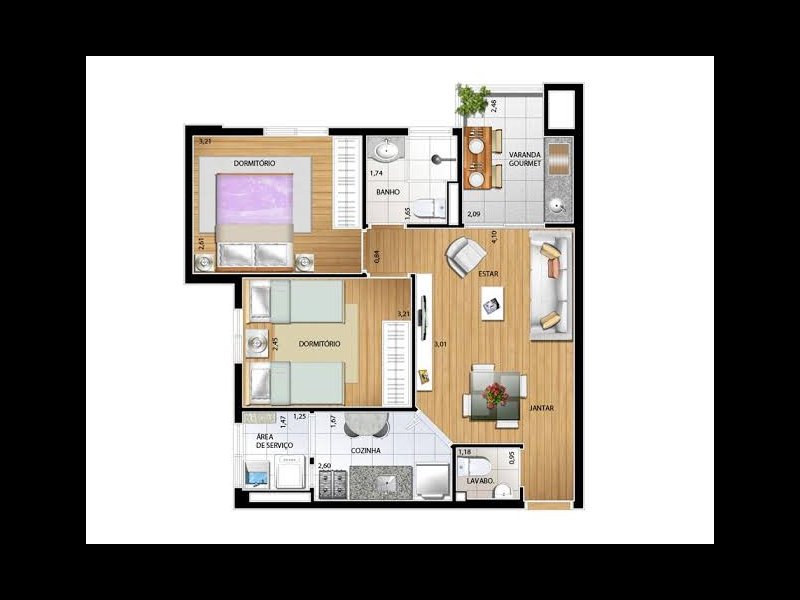 imóvel com 52m² - Vila Augusta - Guarulhos