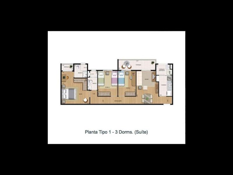 Apartamento à venda Vila Santa Luzia com 76m² e 3 quartos por R$ 450.000 - 1363140780-1.jpg