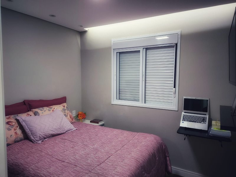 Apartamento à venda Vila Siqueira (Zona Norte) com 40m² e 2 quartos por R$ 320.000 - 1867675764-quarto-casal2.jpg