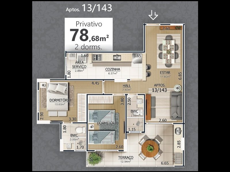 Apartamento à venda Jardim Anhanguera com 78m² e 2 quartos por R$ 399.000 - 1392920403-3.jpeg