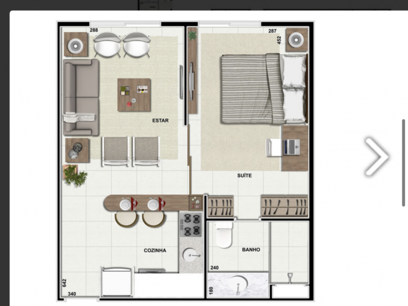 imóvel com 44m² - Itaipava - Petrópolis