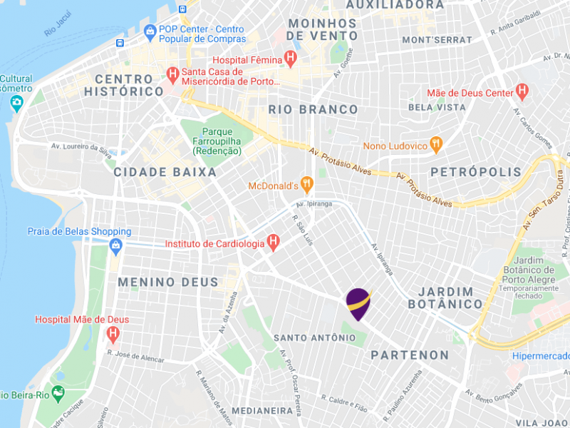 Apartamento à venda Partenon com 90m² e 2 quartos por R$ 430.000 - 1439145696-19-localizacao.png