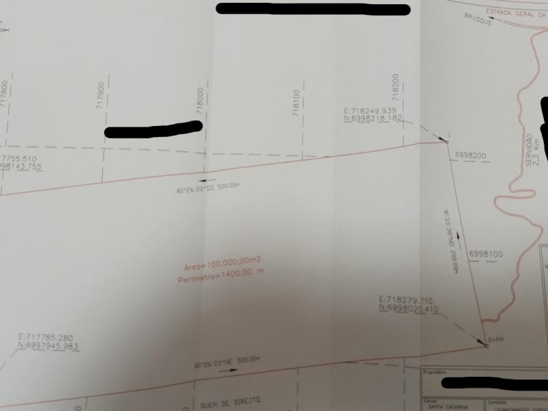 imóvel com 100000m² - Braço - Camboriu