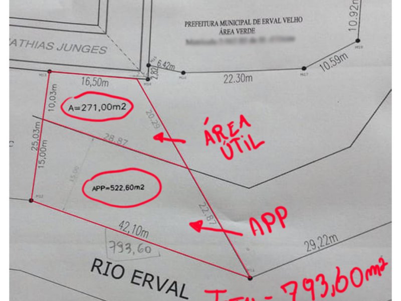 Terreno à venda Centro com 271m² e  quartos por R$ 80.000 - 1806543424-terreno-app.jpg