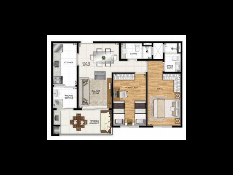 imóvel com 67m² - Santa Paula - São Caetano do Sul