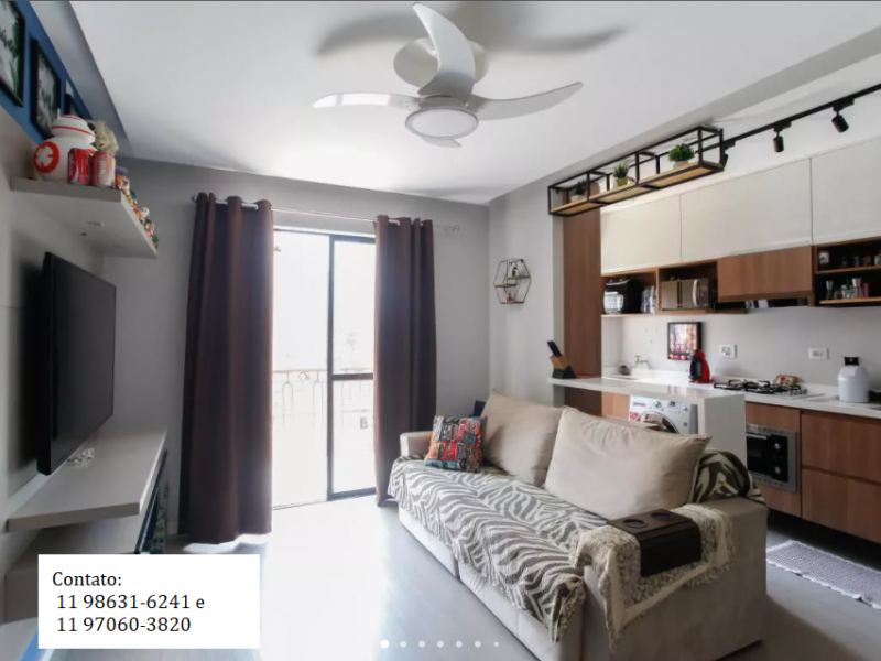 Apartamento à venda Vila Monte Alegre com 65m² e 2 quartos por R$ 535.000 - 1040195726-sala2.PNG