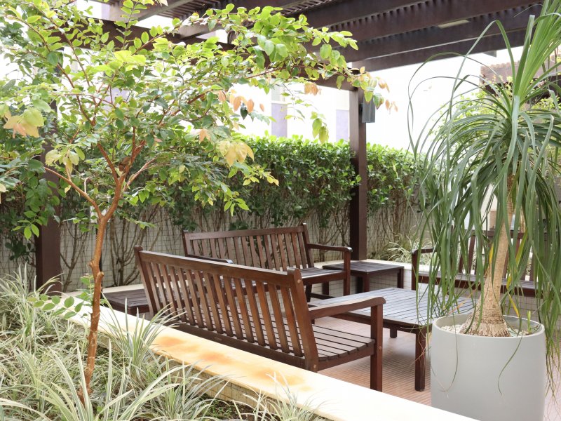 Apartamento à venda Caminho das Árvores com 120m² e 3 quartos por R$ 850.000 - 1041943585-area-lazer-jardim.jpg