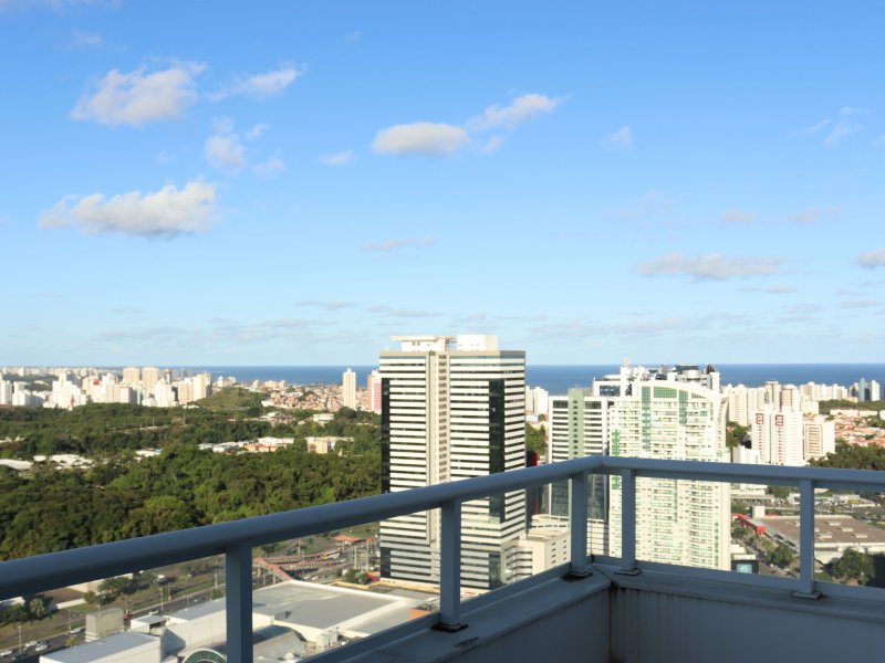 Apartamento à venda Caminho das Árvores com 120m² e 3 quartos por R$ 850.000 - 928515620-vista-varanda-lateral-direita.jpg