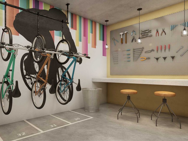 Apartamento à venda Consolação com 37m² e 1 quarto por R$ 559.900 - 1483196615-you-central-park-bike-lab.jpg