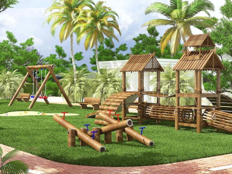 Apartamento à venda Caxito Pequeno com 240m² e 3 quartos por R$ 110.000 - 197934728-perspectiva-ilustrativa-playground-royal-garden-marica-rj.jpg