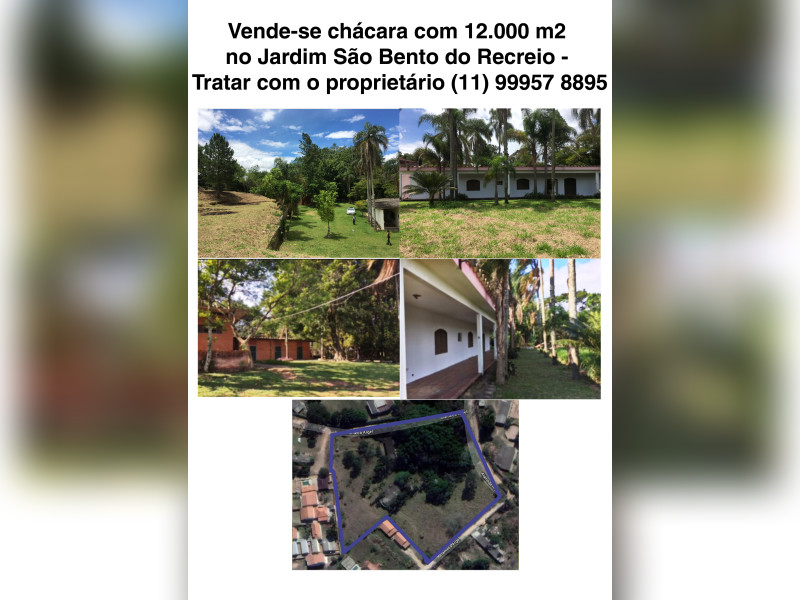 imóvel com 11000m² - Chácaras Alpina - Valinhos