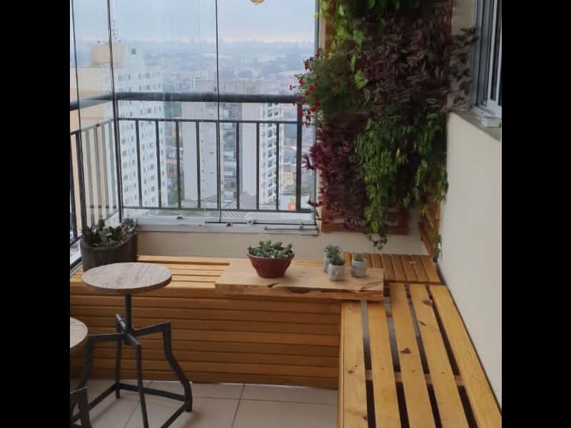 Apartamento à venda Vila Santa Catarina com 89m² e 3 quartos por R$ 670.000 - 1382884243-varanda-banco-mobiliado.jpg