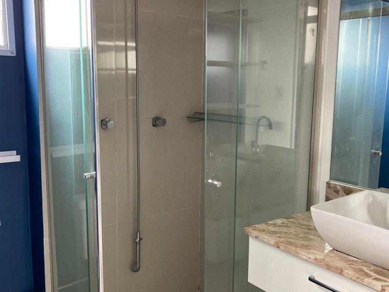 Apartamento à venda Vila Santa Catarina com 89m² e 3 quartos por R$ 670.000 - 87283884-banheiro-suite-chuveiro-teto.jpeg