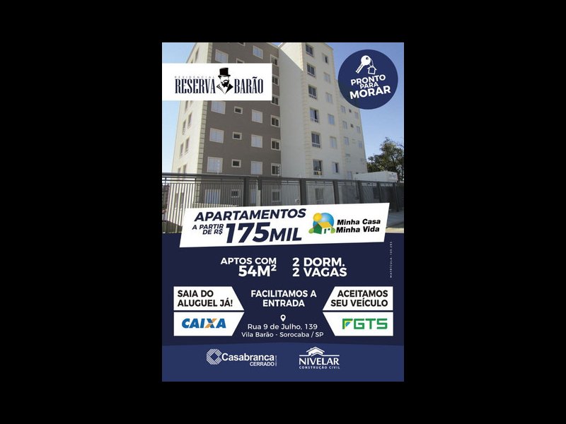 Apartamento à venda Vila Barao com 54m² e 2 quartos por R$ 159.000 - 501077885-apto-1.jpg