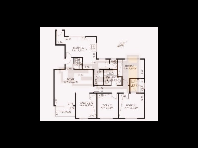 imóvel com 127m² - Perdizes - São Paulo