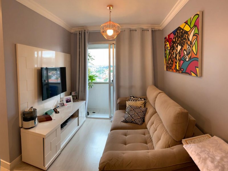 Apartamento à venda Chácara Nossa Senhora do Bom Conselho com 56m² e 2 quartos por R$ 320.000 - 1835422131-sala.jpeg