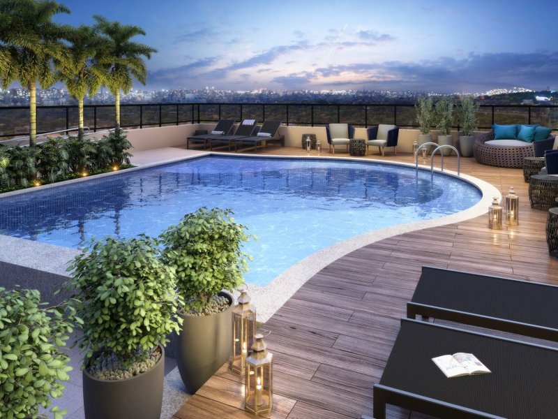 Apartamento à venda Vila Franca com 32m² e 1 quarto por R$ 375.000 - 142141218-piscina.jpg